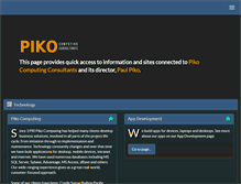 Tablet Screenshot of piko.com.au
